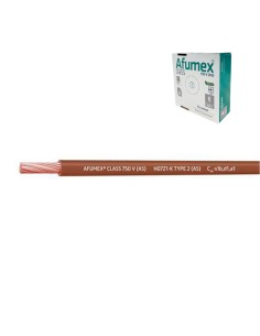 Cablecillo h07z1-k(as) 6,0 mm² marron euro/m