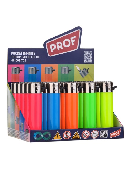 Encendedor de piedra, colores surtidos, fluor