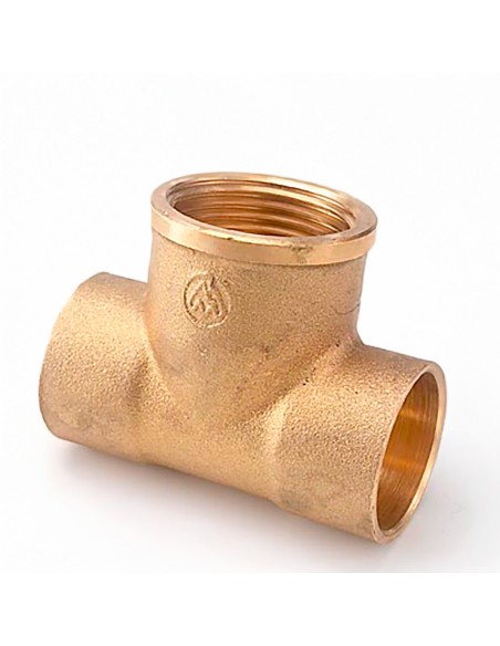 Te hembra 130 1/2" x 18 mm latón