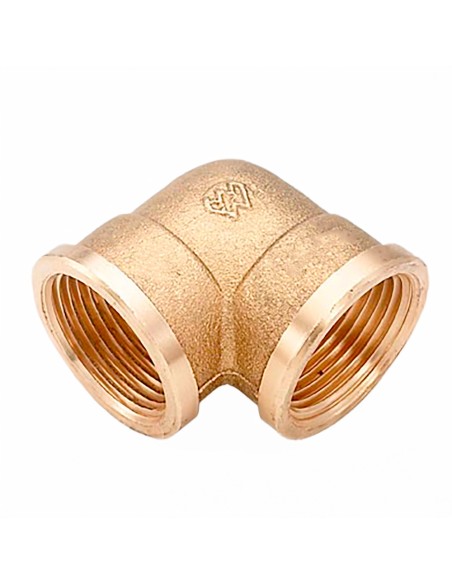 Codo h-h 1/2" latón