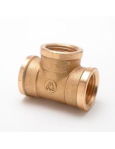 Te h-h-h 3/8" latón