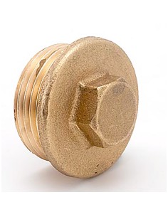 Tapon ciego m 3/8" latón