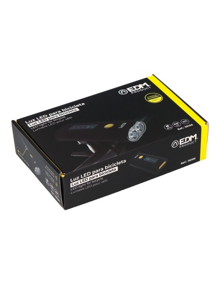 Luz led delantera para bicicleta 600 lm