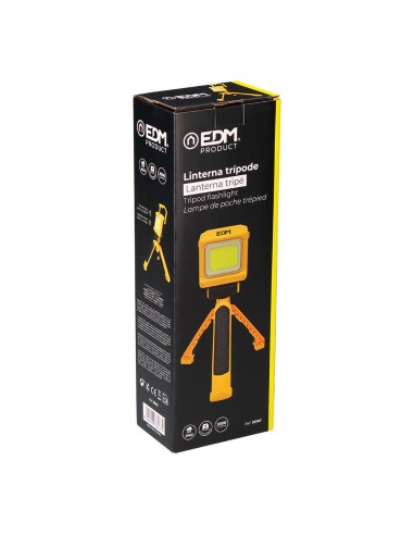 Linterna trípode plegable de trabajo 2000 lm