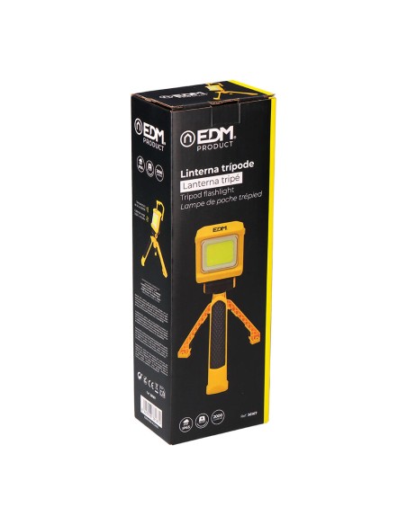 Linterna trípode plegable de trabajo 2000 lm