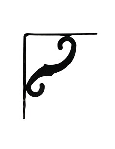 Escuadra ornamental plm05 negro 200 x 150 mm