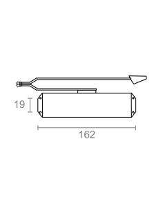 Cierrapuertas sin retenedor mc01-s plata 2