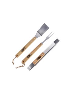 Conjunto de 3 utensilios para barbacoa