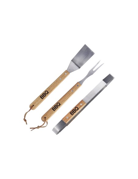 Conjunto de 3 utensilios para barbacoa