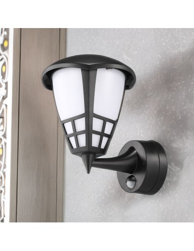 Aplique led con sensor crepuscular y movimiento...