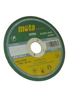 Disco corte acero inox ø180x1,6x22,23mm d1816 mota