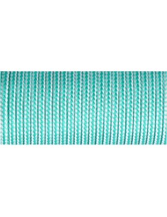 Cordón trenzada polipropileno verde / blanco, calibre 4,5 mm x 25 m 2