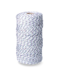 Cordón trenzado polipropileno tricolor, calibre 5 mm x 200 m