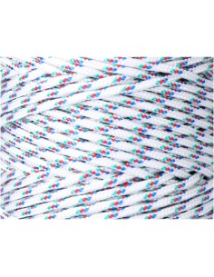 Cordón trenzado polipropileno tricolor, calibre 5 mm x 200 m 2