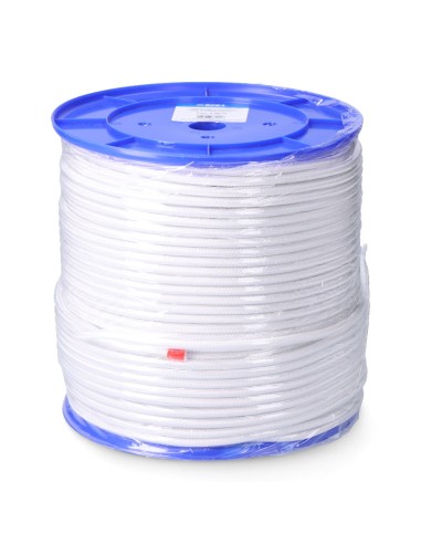 Cuerda de goma elástica blanca poliéster...