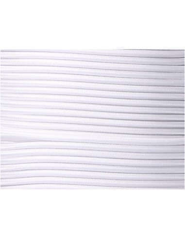 Cuerda de goma elástica blanca poliéster...