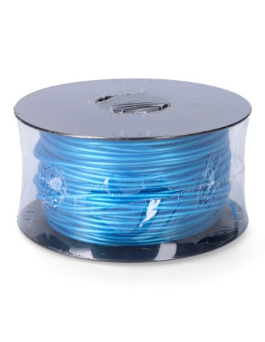 Cordón multifilamento revestido pvc azul,...