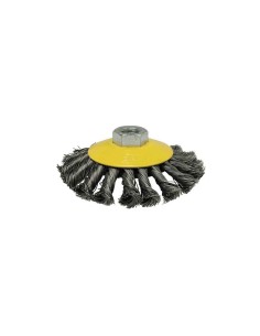 Cepillo conico de alambre trenzado ø100mm fhr100 mota