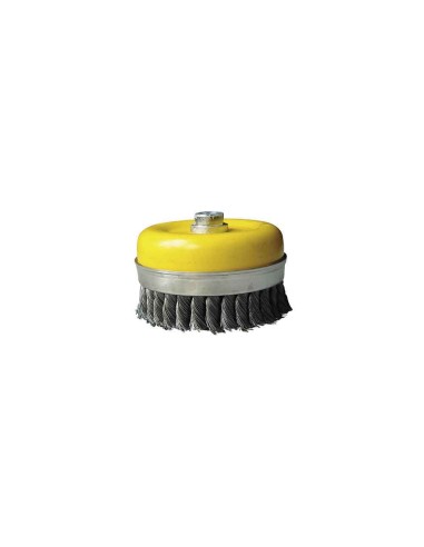 Cepillo copa de alambre retorcidoø80mm ftr080 mota