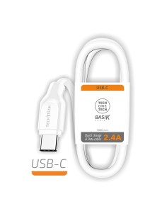 Cable usb-a a usb-c 1 m blanco