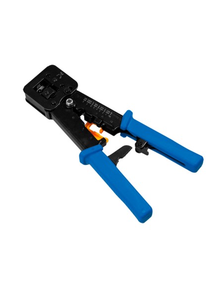 Crimpadora para conectores dobles rj11/12/45 y mp0027