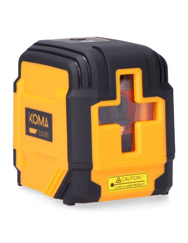 Nivel láser con funda 7,3 x 5,8 x 7,4 cm