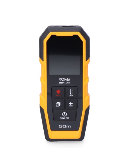 Medidor láser con funda 5,2 x 2,4 x 12,3 cm