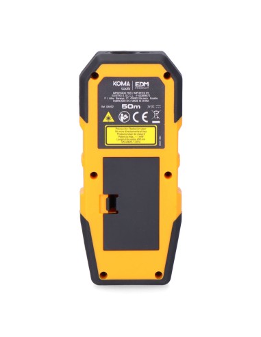 Medidor láser con funda 5,2 x 2,4 x 12,3 cm