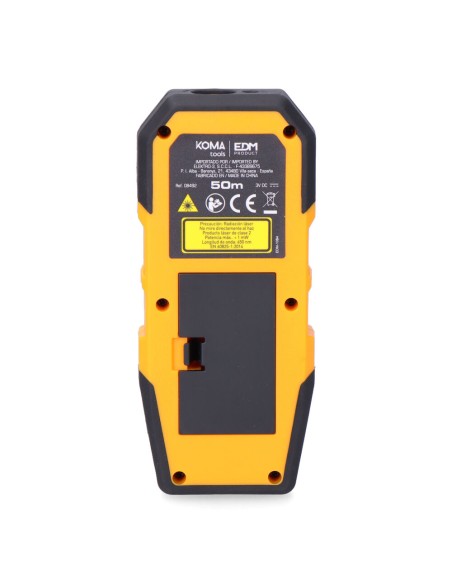 Medidor láser con funda 5,2 x 2,4 x 12,3 cm