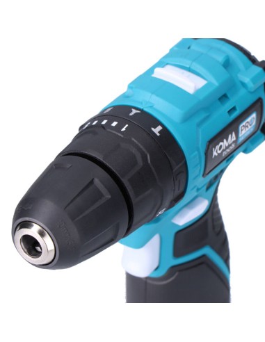 Kit maletín taladro percutor brushless 12 v con...