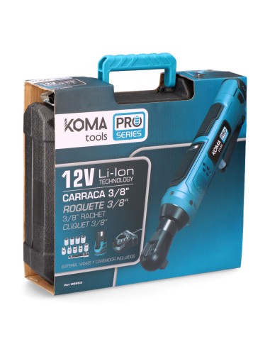 Kit maletín carraca eléctrica 12 v con...