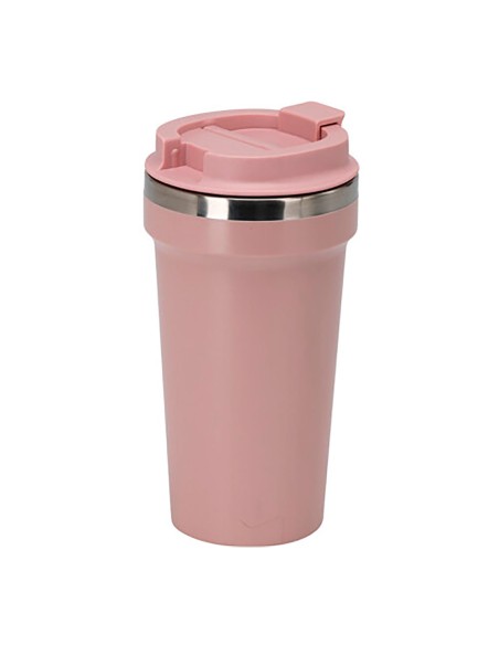 Vaso de viaje inox colores surtidos 500 ml