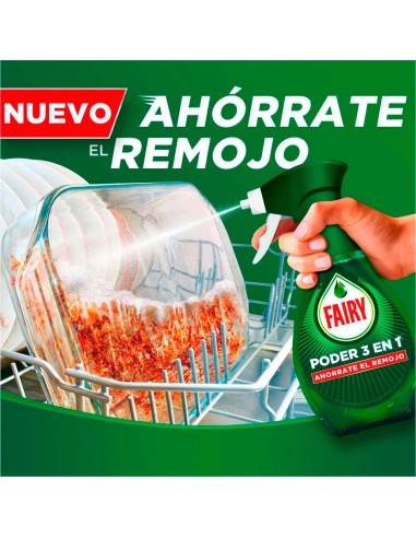 Spray vajillas sin remojo poder 3 en 1 500 ml