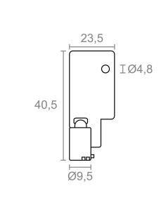 Llave bruto candado cn12/cn13/cn14 niquel 2