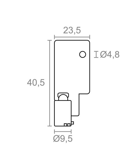 Llave bruto candado cn12/cn13/cn14 niquel
