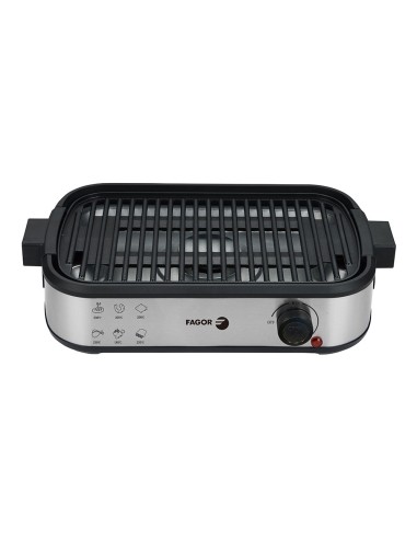 Parrilla eléctrica smokeless con extractor de...