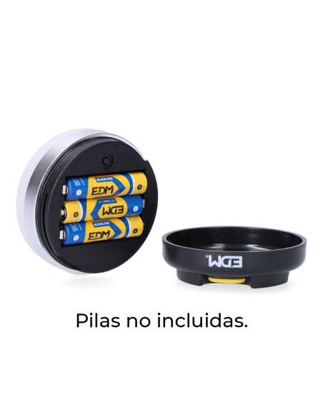 Linterna imantada led 260 lm 3cct 6500 / 7000 / 2900 k ip44 3 w bateria recargable 1100 mah ø 66 x 40 mm