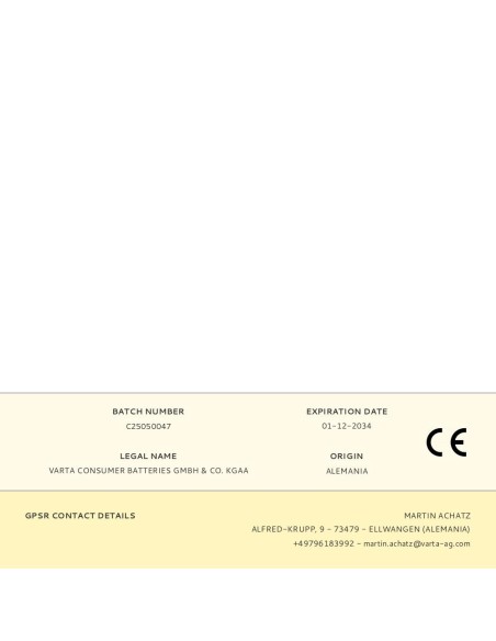 Pila alkalina longlife max power c - lr14 (blister cartón 2 uds) ø26,2 x 50 mm