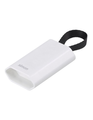 Base móvil 2p+tt schuko salida frontal 10 a 250 v~ facil extraccion blanca