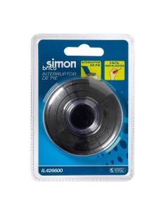 Interruptor de pie 2a 250 v negro 2