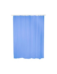 Cortina de baño basic azul 140 x 180 cm 2