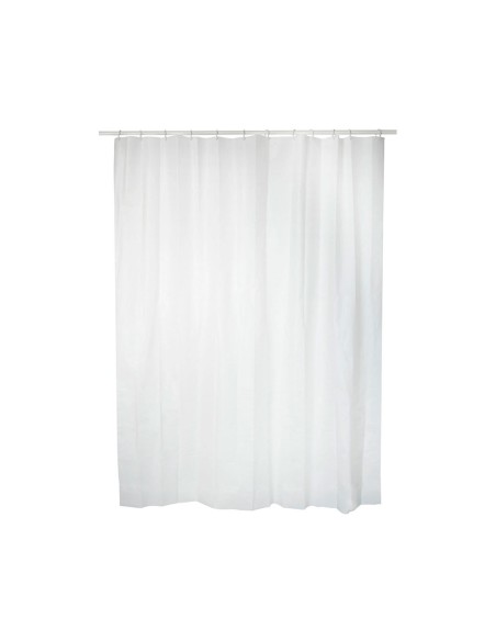 Cortina de baño basic blanca 140 x 180 cm