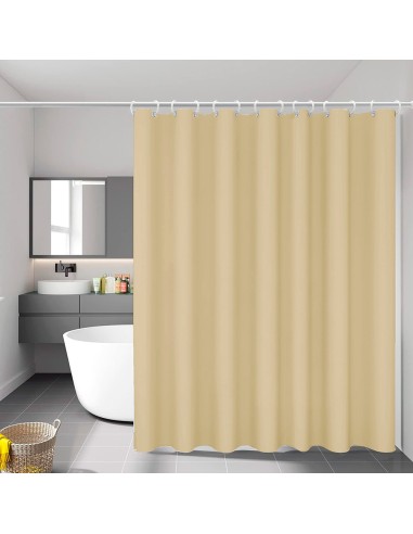 Cortina de baño basic beige 140 x 180 cm