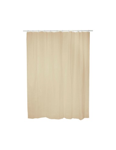 Cortina de baño basic beige 140 x 180 cm