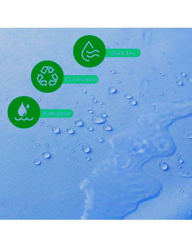 Cortina de baño basic azul 180 x 180 cm