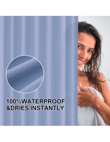 Cortina de baño basic azul 180 x 180 cm