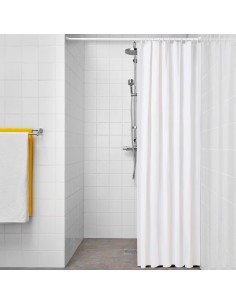 Cortina de baño basic blanca 180 x 180 cm