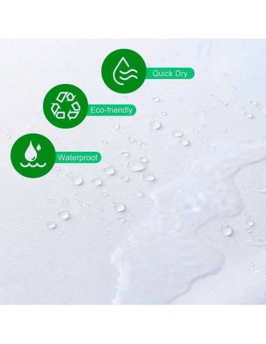 Cortina de baño basic blanca 180 x 180 cm