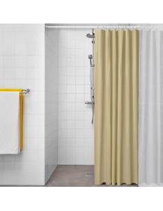 Cortina de baño basic beige 180 x 180 cm