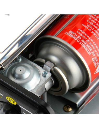 Cocina portátil compacta 2 fuegos butano para...